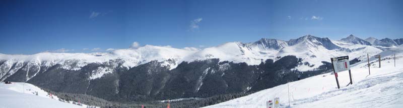 Panaroma from Top of Spalding Bowl